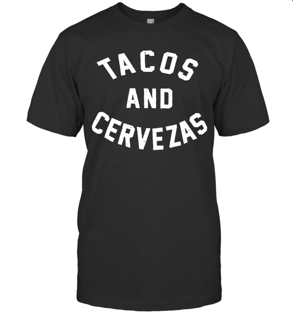 The Original Retro Brand Mens Short Sleeve Heathered Tacos and Cervezas Tee