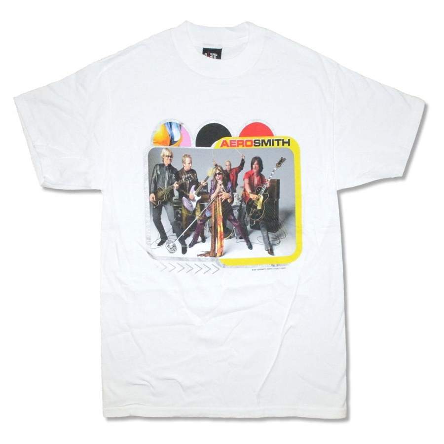 Aerosmith – ATV – Vintage Giant Merch White T-shirt