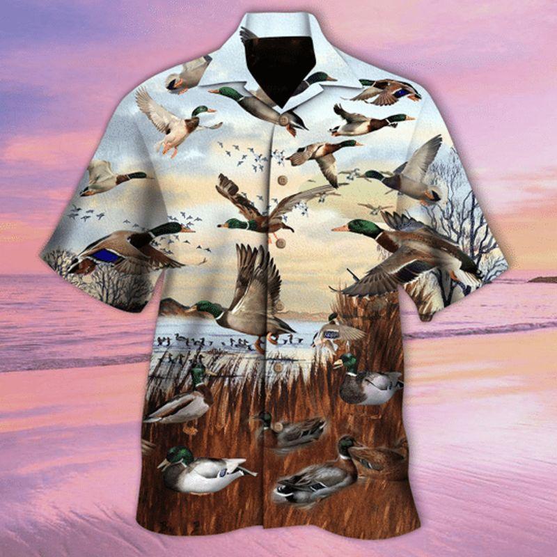 Flying Duck For Hunter Hawaii Shirt Men And Women Ha109411