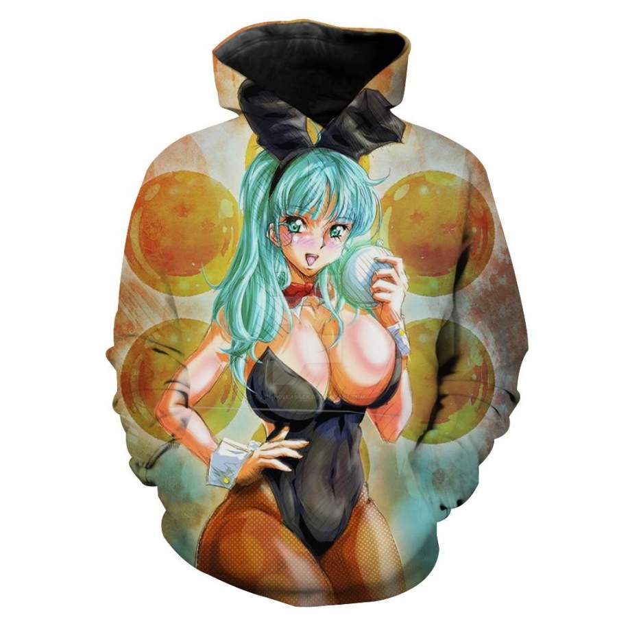 Sexy Bunny Bulma Hoodie – Bunny Bulma Dragon Ball Clothes