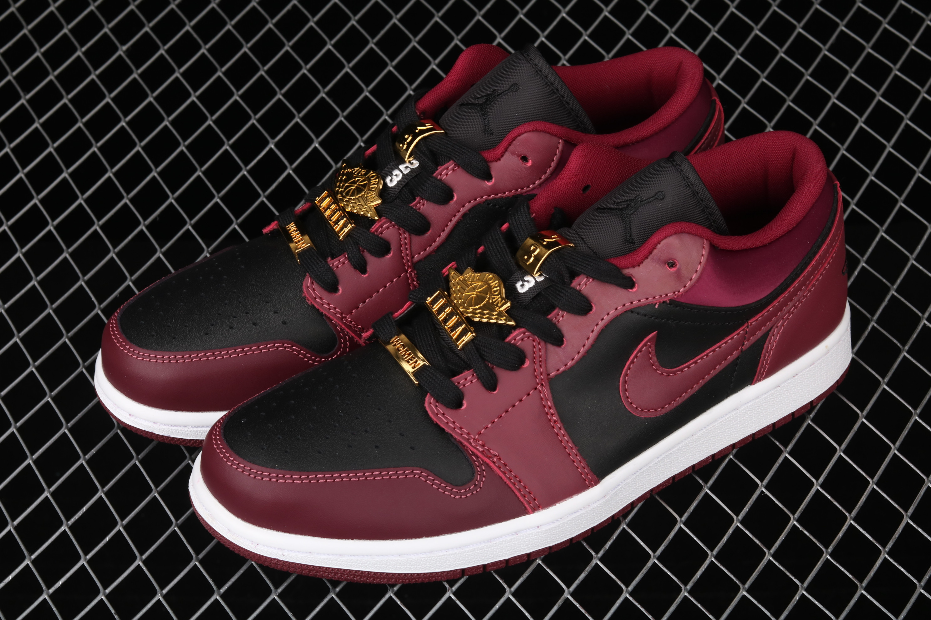 Nike Jordan 1 Low Dark Beetroot Shoes Sneakers, Men SNK168984858