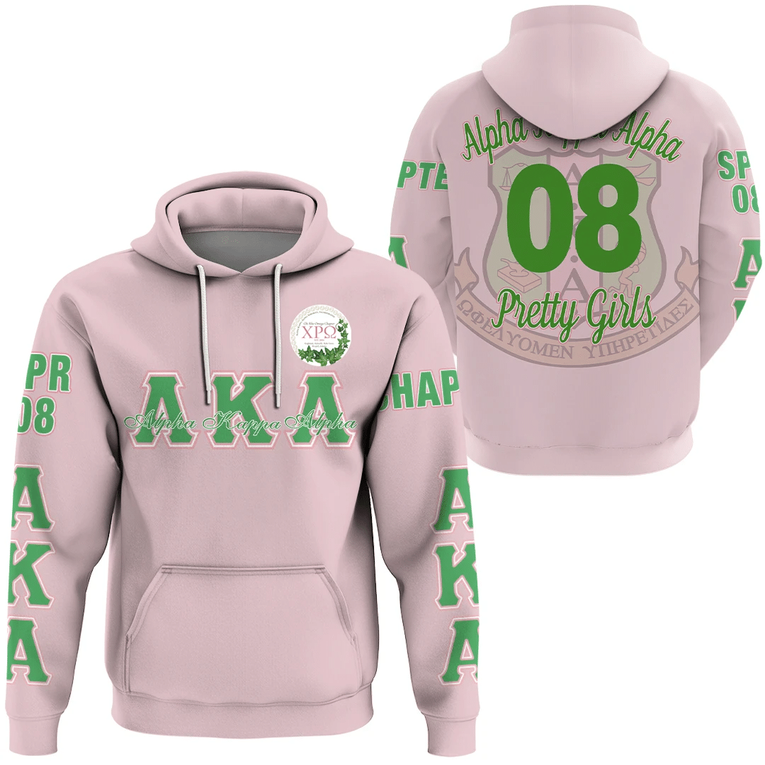 Africa Zone Hoodie – Alpha Kappa Alpha – Chi Rho Omega Chapter Pullover Hoodie A7