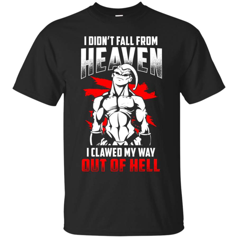 AGR Dragon Ball Z Shirts Men’s Evil Buu Heaven Out of Hell Dbz T-Shirt