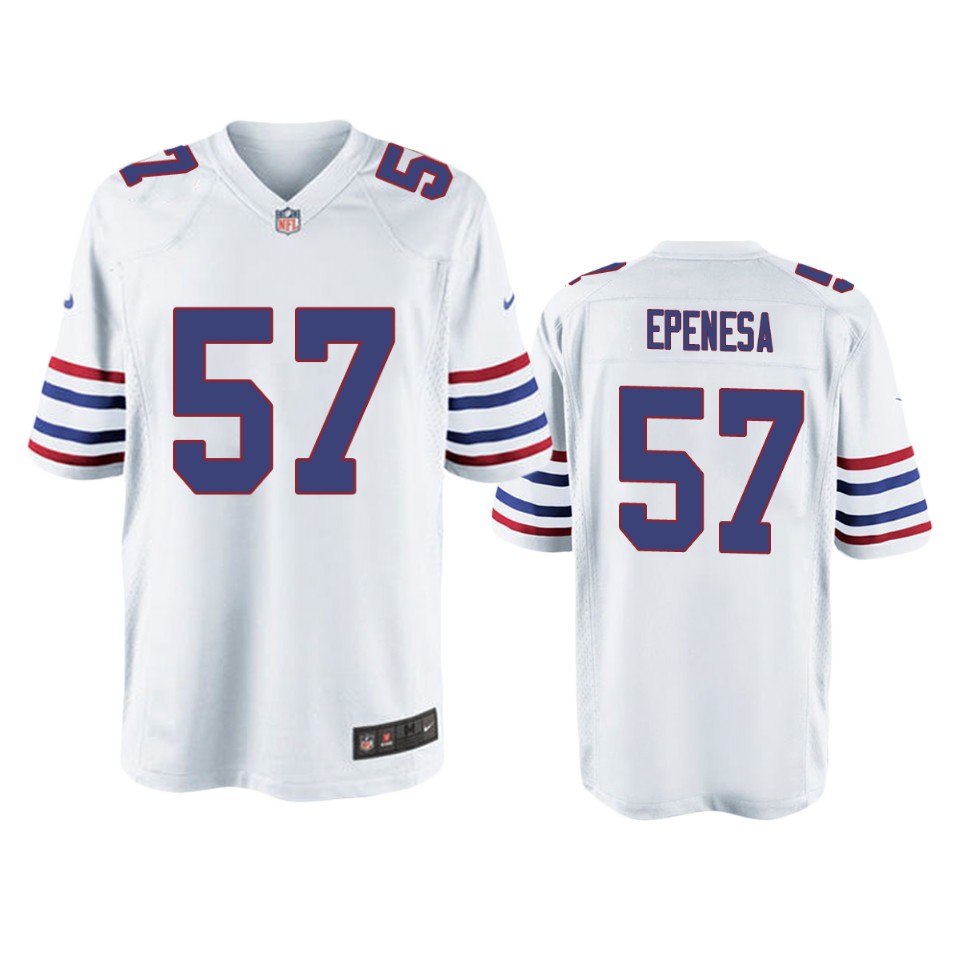 Buffalo Bills A.j. Epenesa White 2020 NFL Draft Alternate Game Jersey