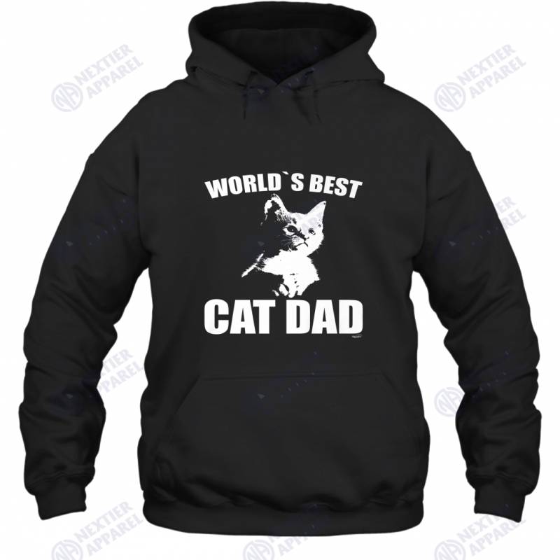 Mens funny World`s Best Cat Dad Kitten (1) Hoodie