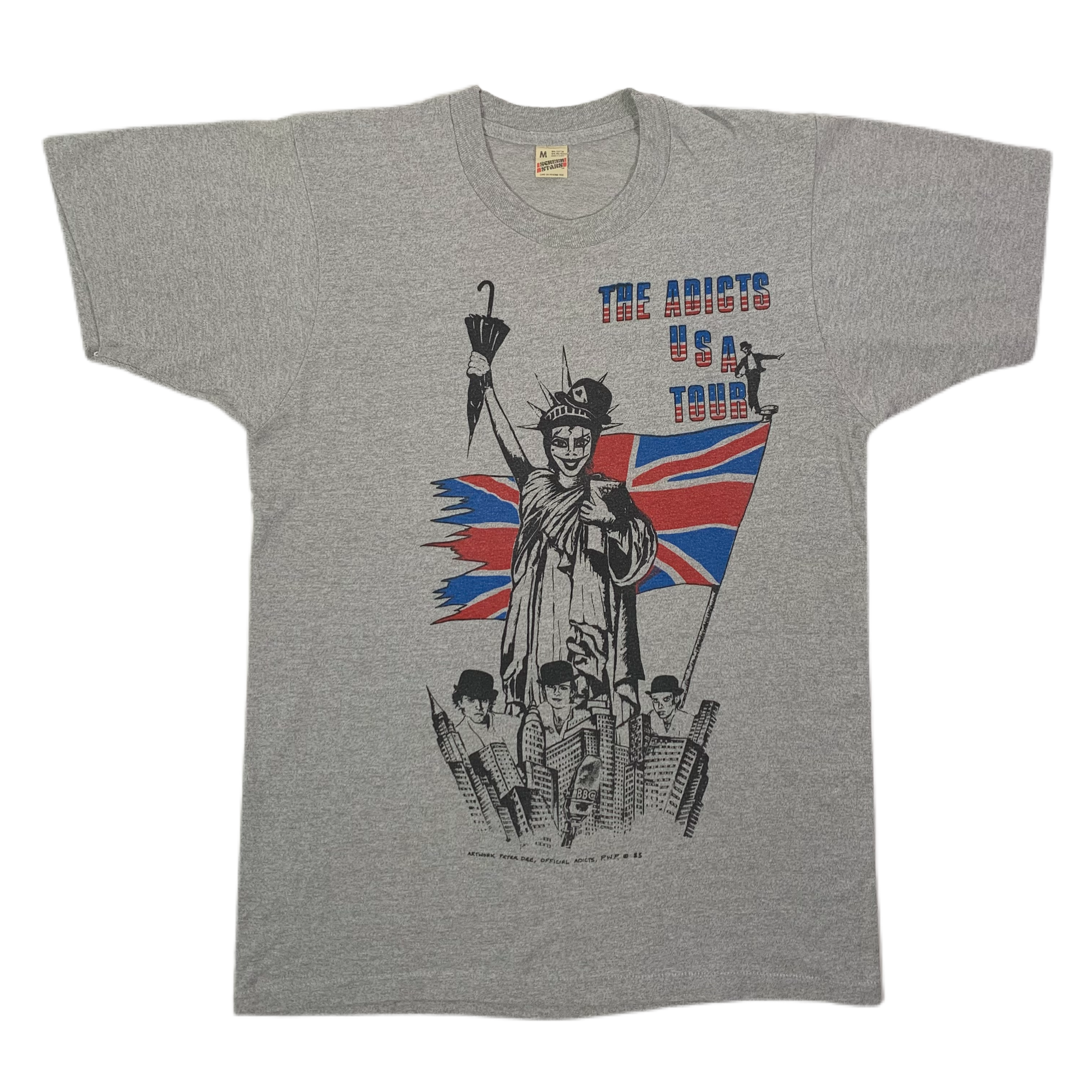 Vintage The Adicts “USA Tour” T-Shirt