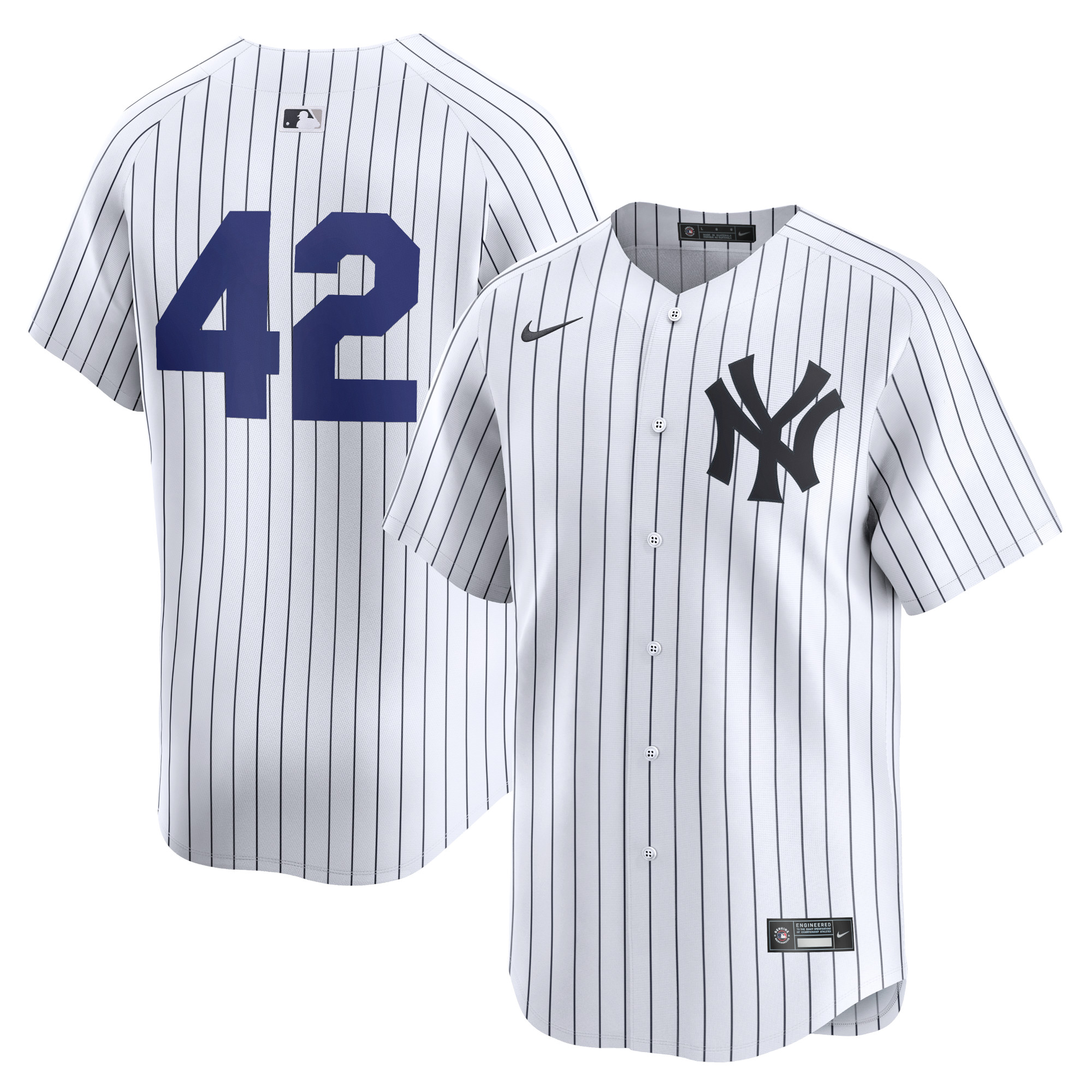 New York Yankees 2024 Jackie Robinson Day Home Limited Jersey  White