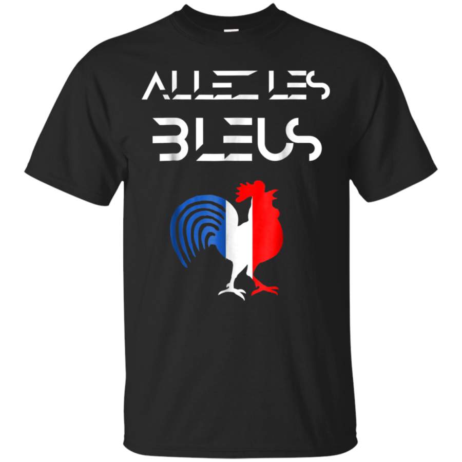 AGR Allez les Bleus France Soccer World Football Hen Tee Shirts