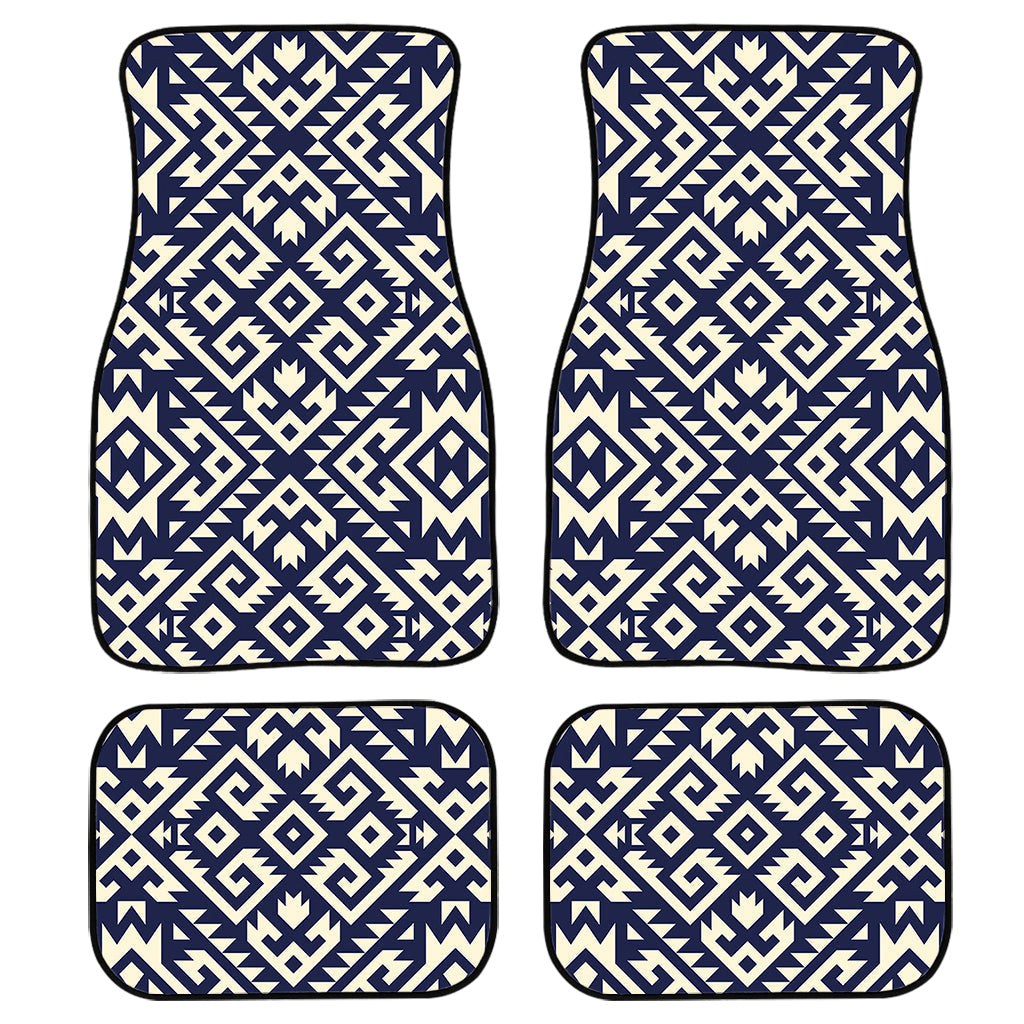 Native Indian Navajo Pattern Print Front And Back Car Floor Mats, Front Car Mat