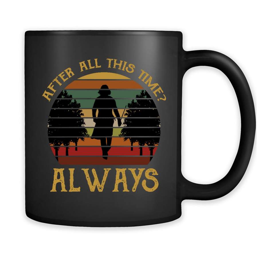 After All This Time Always Classic Vintage Retro Design A – Full-Wrap Coffee Black Mug