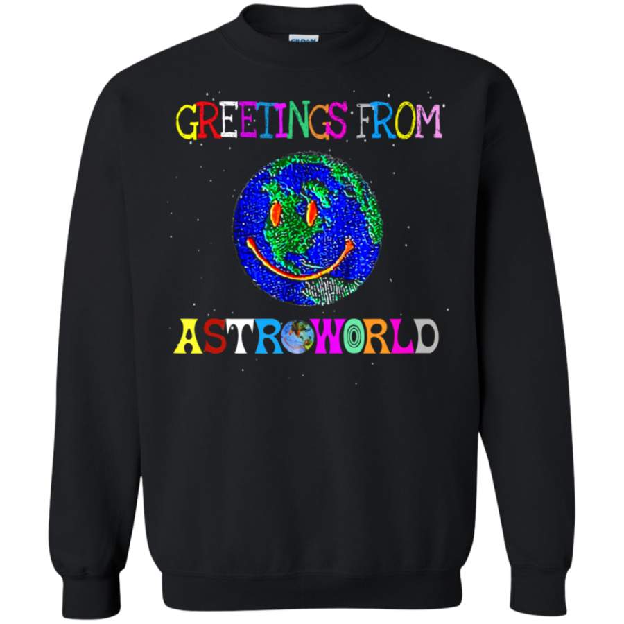 Greetings From Astroworld Pullover Sweatshirt