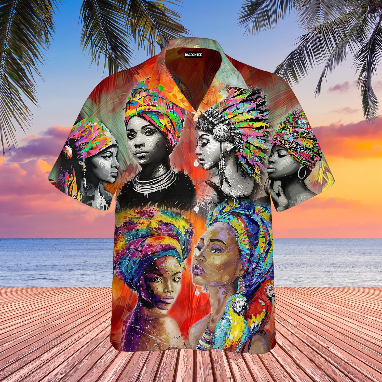 Black Africa Queen Hawaii Shirt For Men Women Adult Ha99186