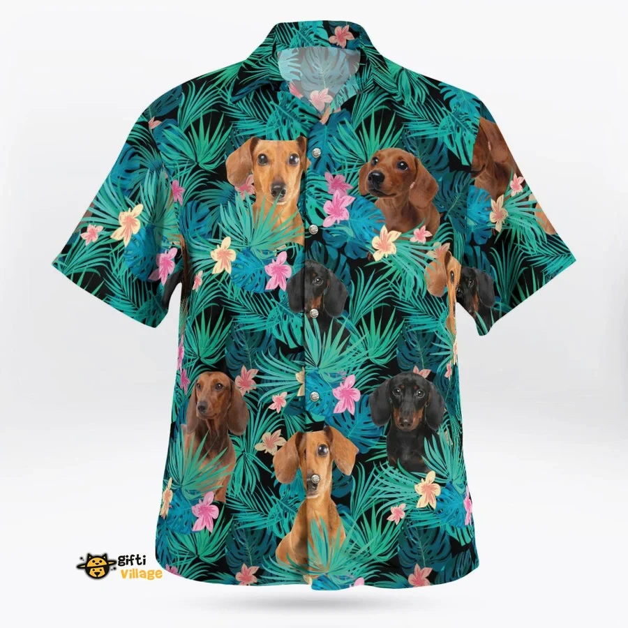 Dachshund 3D Hawaii Shirt Q030512