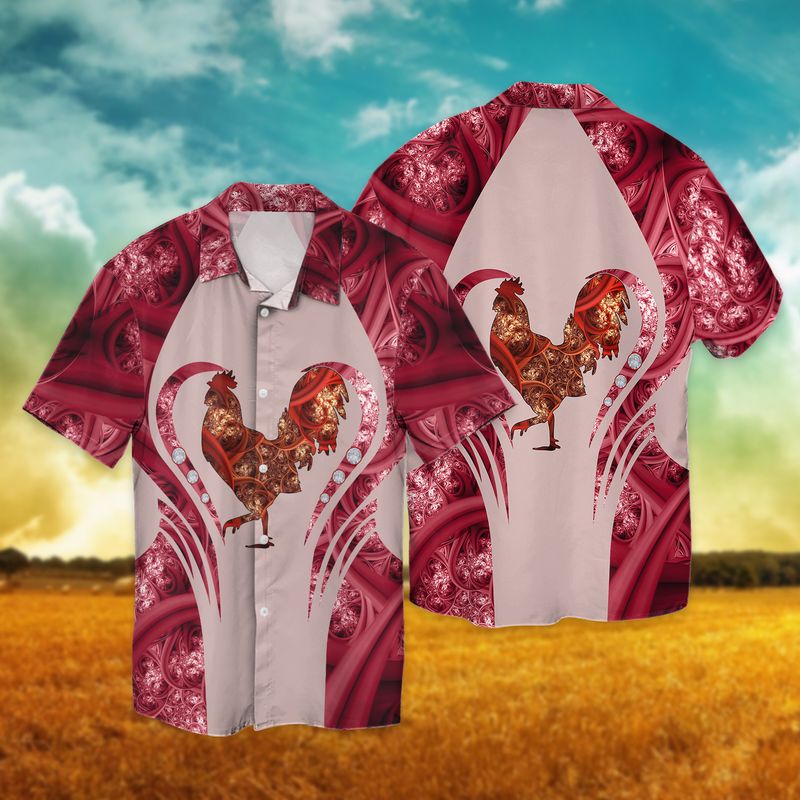 Love Rooster Farm Lover Full Print Hawaii Shirt Ha11137