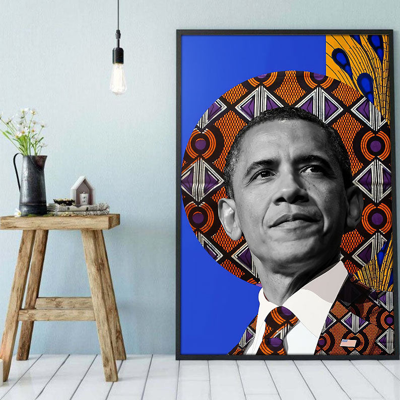 Modern African Canvas Art Adorable African Poster Art Print African American Girl Black Men Stunning  Home Decor Canvas