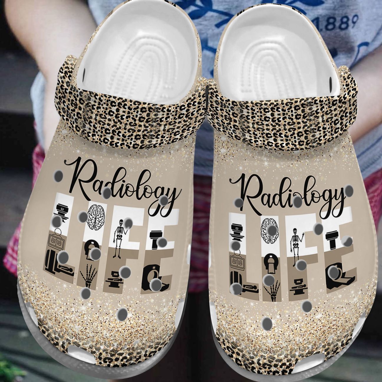 Radiology Personalize Clog, Custom Name, Text, Fashion Style For Women, Men, Kid, Print 3D Radiology Life