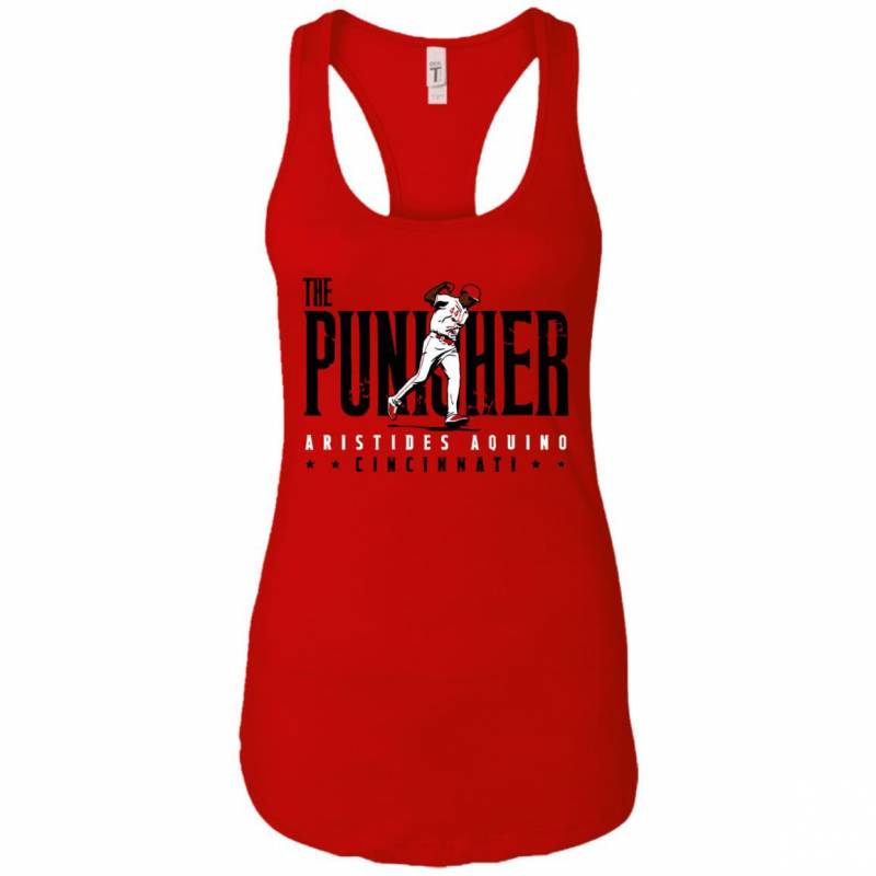 Aristides Aquino Cincinnati Reds The Punisher Ladies Tank