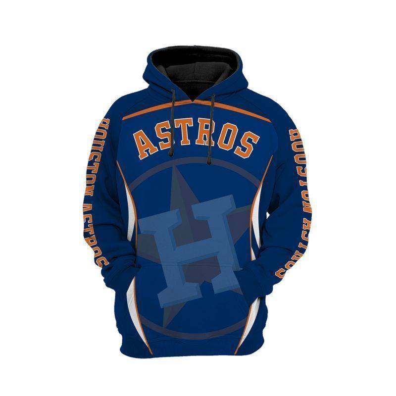 Houston Astros Blue Hoodie/Zip Hoodie 3D Full Printed High Quality