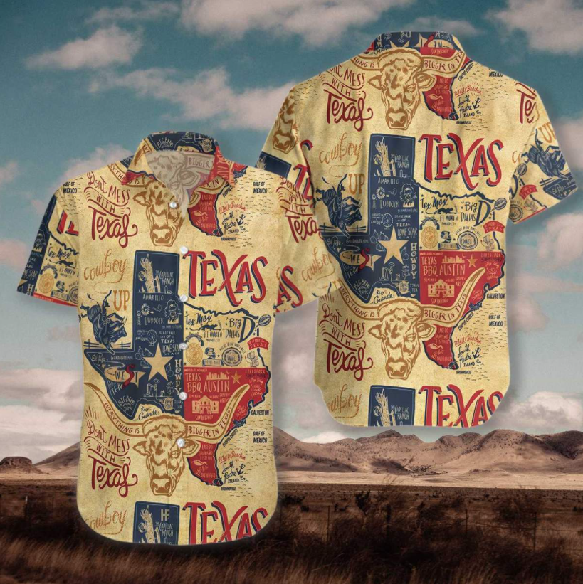 Texas Peace All Over Printed Hawaiian Shirt Ha11244