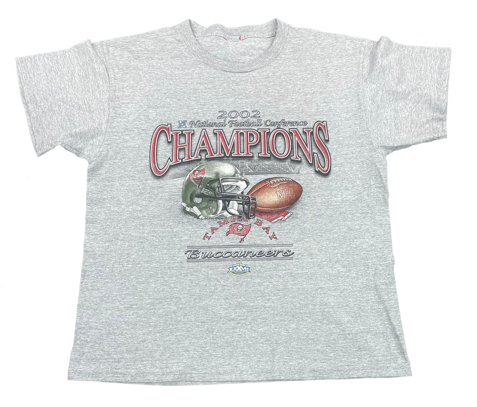 Vintage Tampa Bay Buccaneers 2002 Super Bowl Champions T Shirt