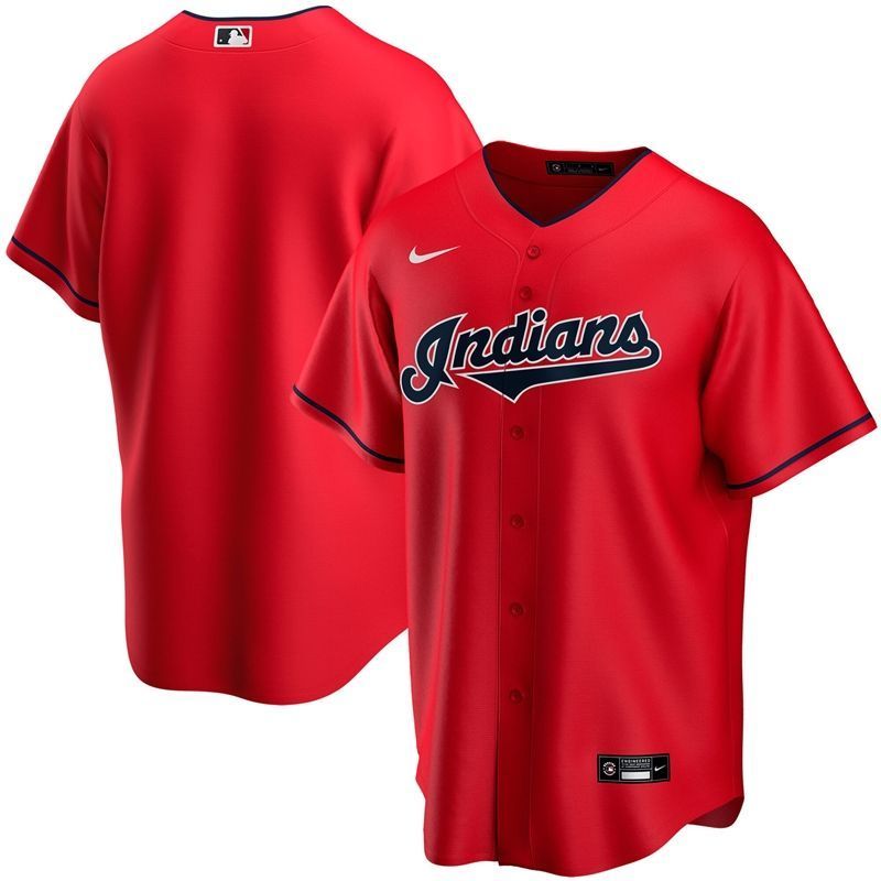 2020 MLB Personalized Cleveland Guardians Red Custom Jersey