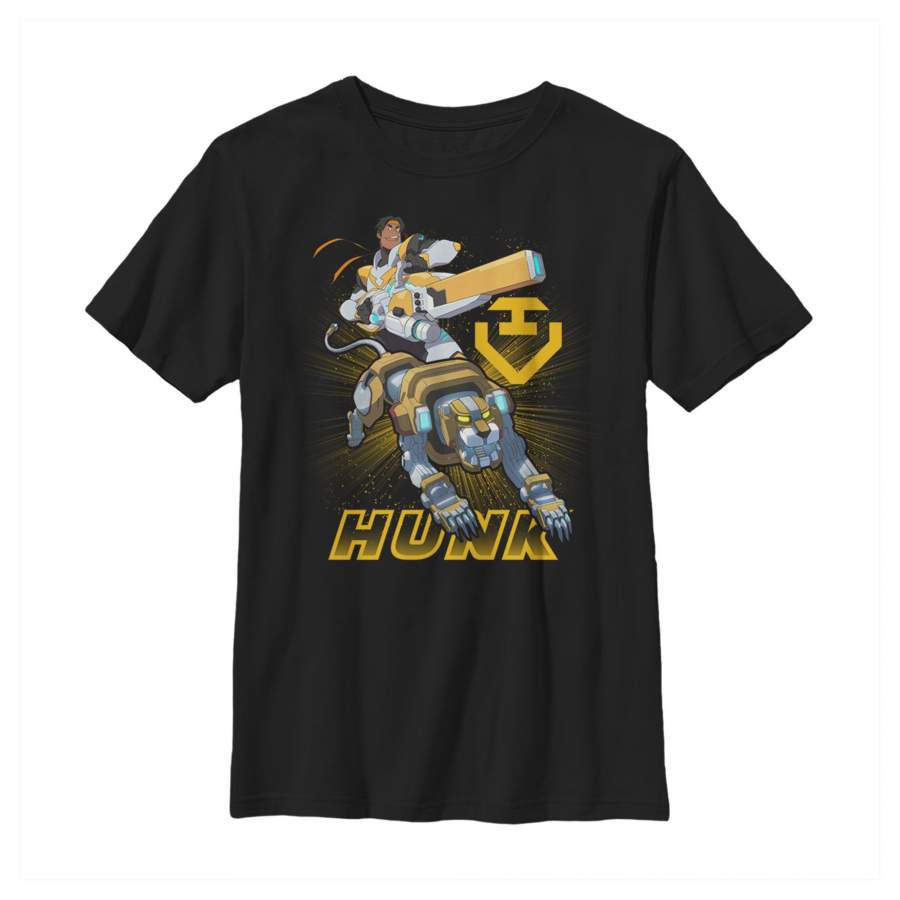 Voltron: Legendary Defender Boy’s Hunk Lion Action Pose  T Shirt