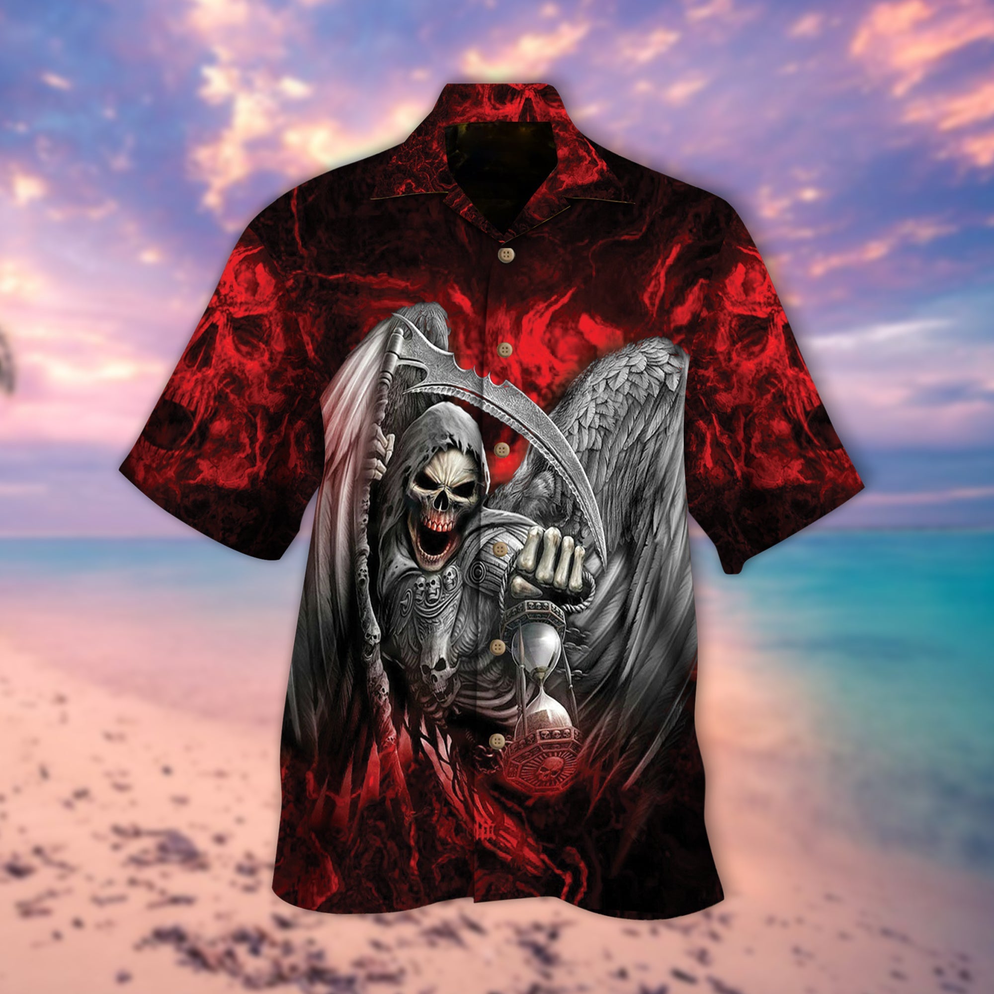 Palm Angel Skull Hawaii Lover Hawaii Shirt For Men Women Ha44412