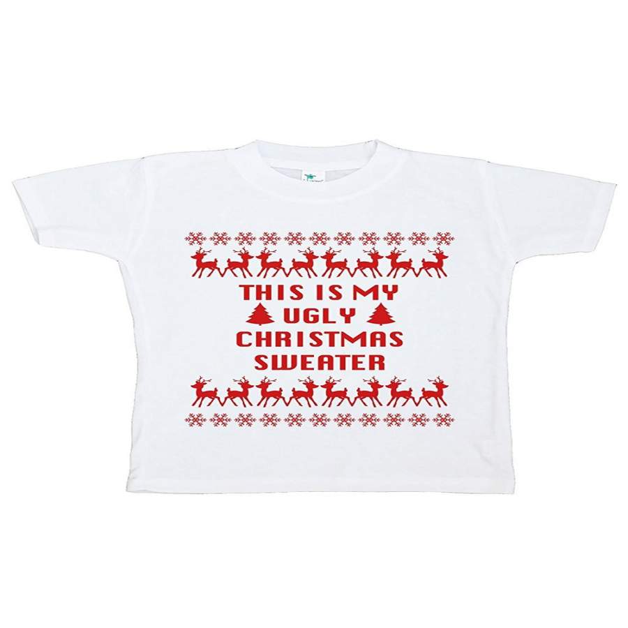 7 ate 9 Apparel Youth This Is My Ugly Christmas Sweater Onepiece