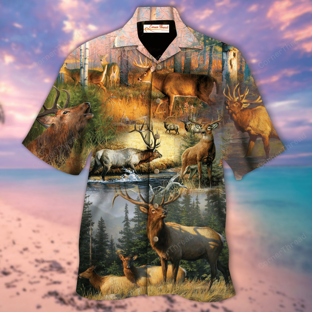 Find Me Where The Wild Things Are Deer Hawaiian Shirt Ha93279