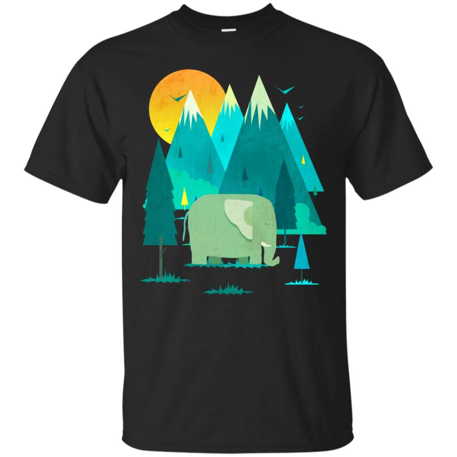 Elephants – Elephant by The Mountain geometry T Shirt & Hoodie