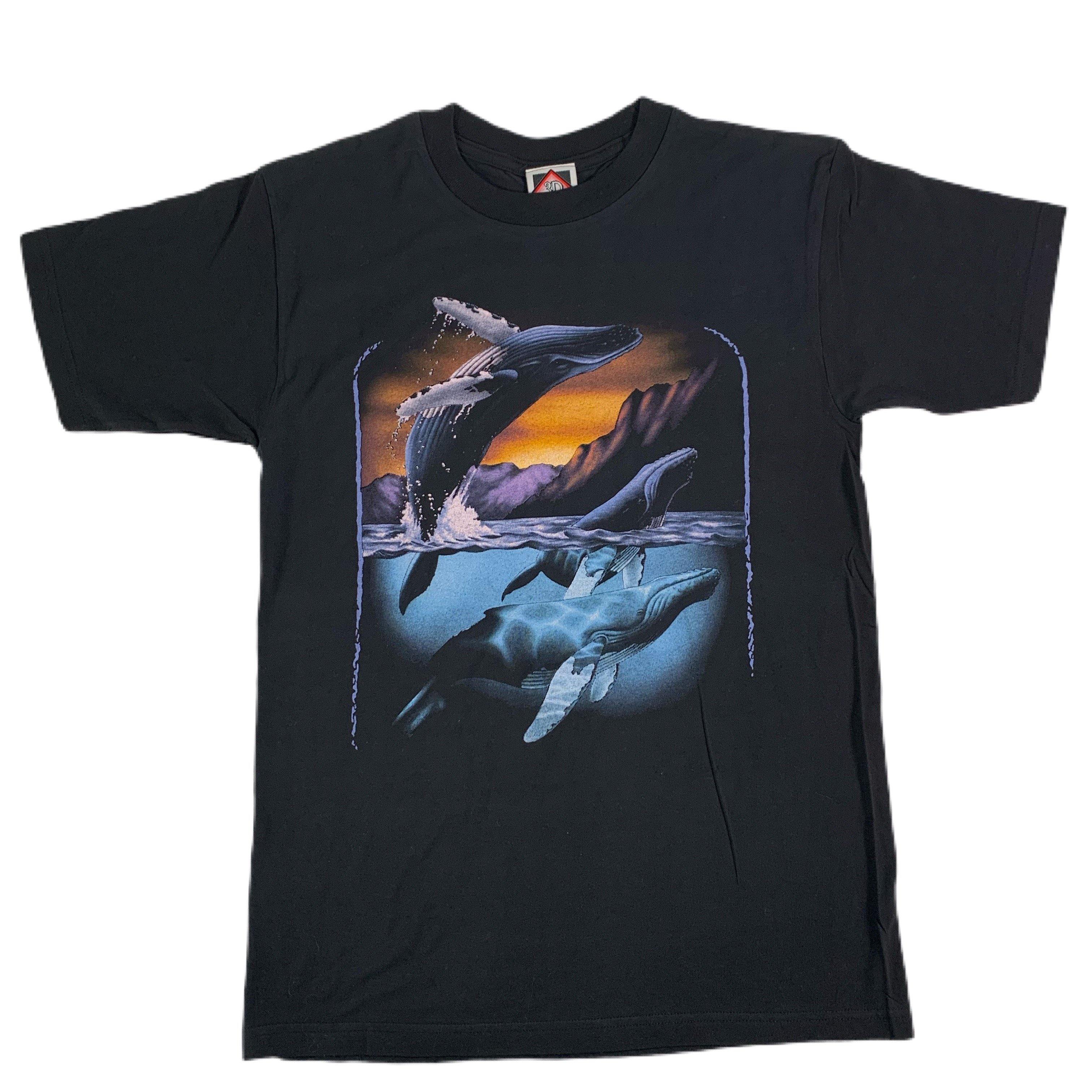 Vintage 3D Emblem “Whale” T-Shirt