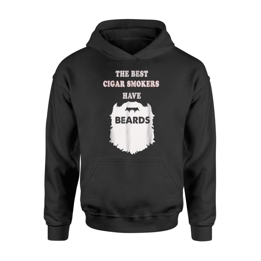 Cigar Smoker Beards, Gift Cuban Smoking Bearded Hoodie