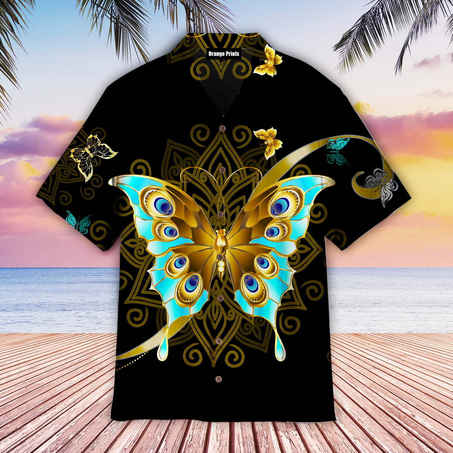 Butterfly Hawaii Shirt For Men Women Ha100431