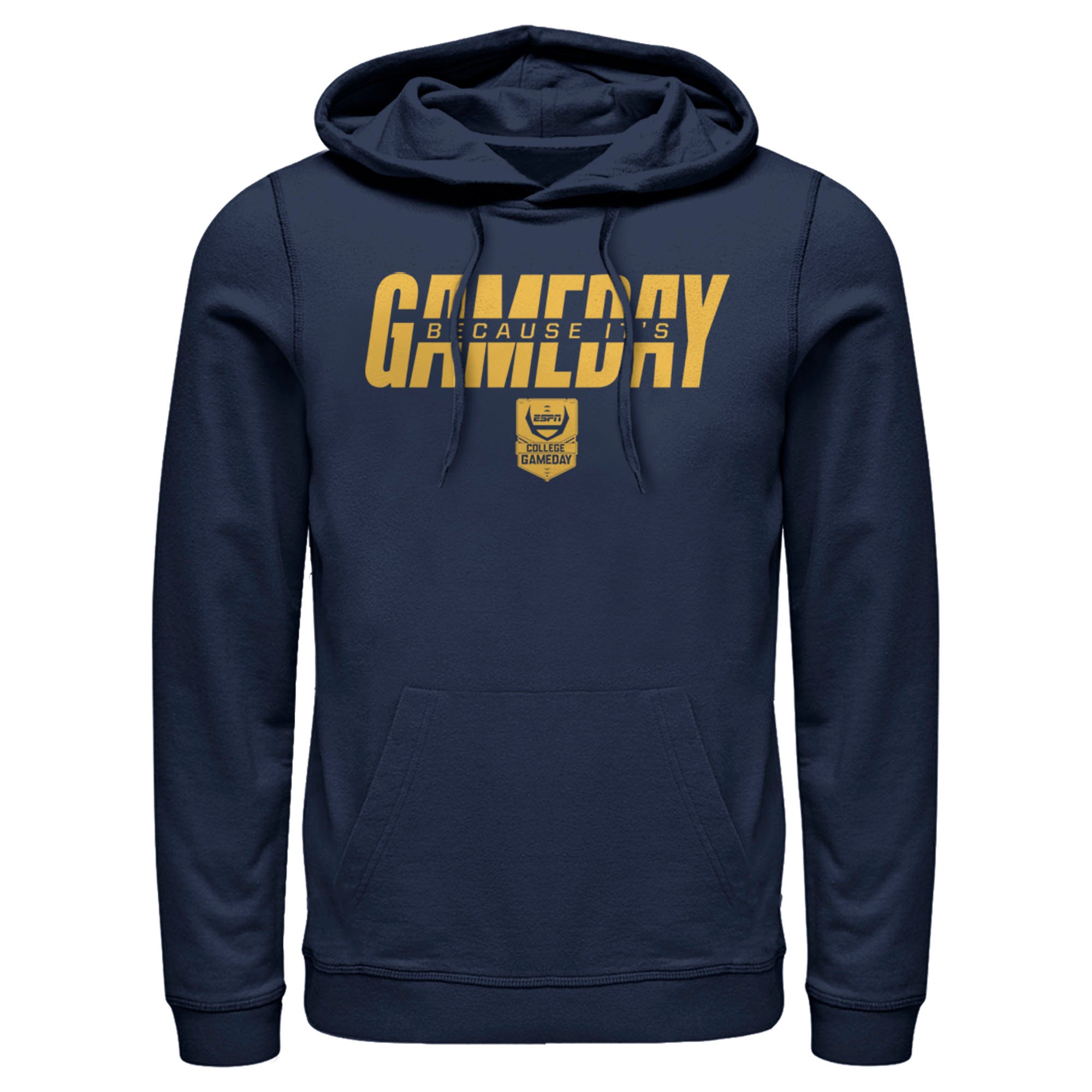 Men’S Espn Because It’S Gameday Gold Pull Over Hoodie