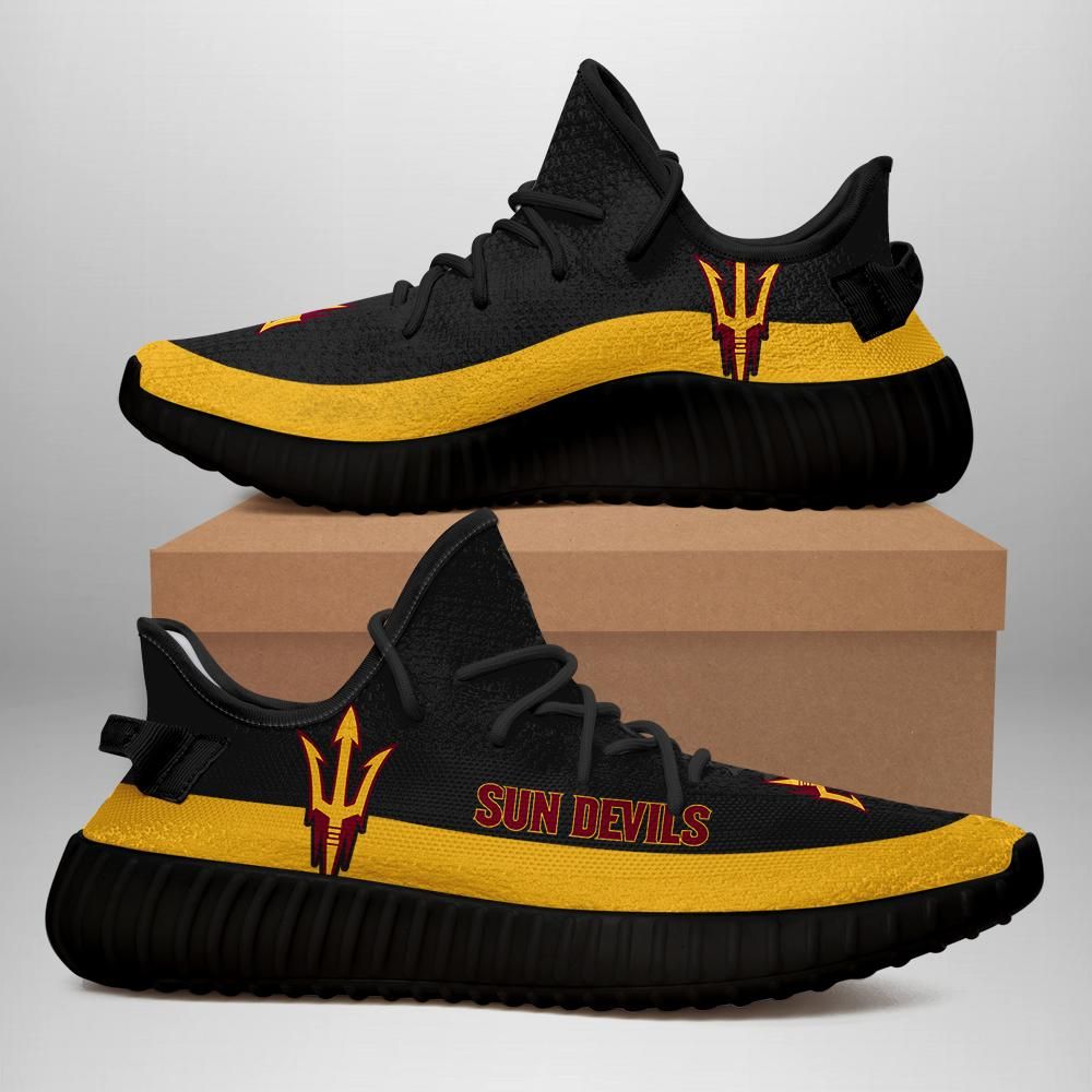 Arizona State Sun Devils Unisex Sneaker Football Custom Shoes Arizona State Sun Devils Yeezy Boost 350