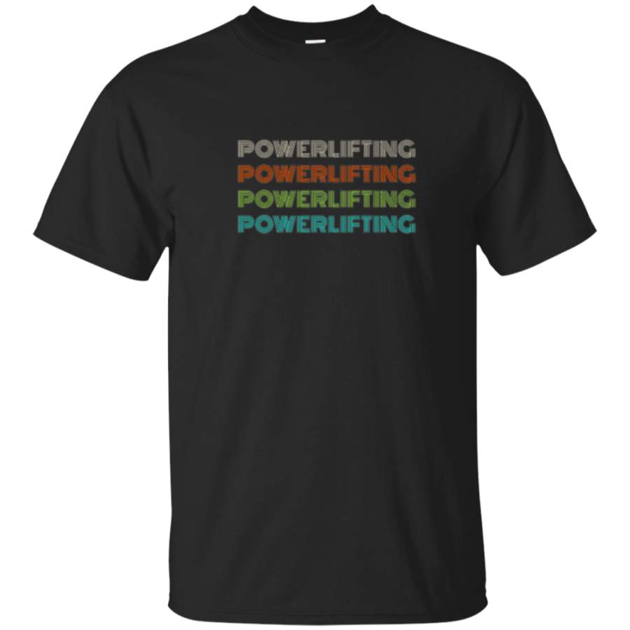 AGR Classic 70’s Style Powerlifting T-shirt: Men, Women, Kids