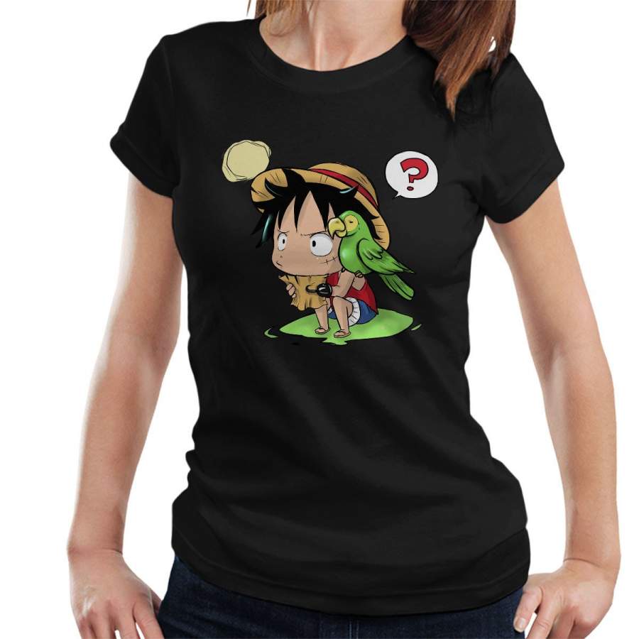 Chibi Monkey D Luffy One Piece Women’s T-Shirt