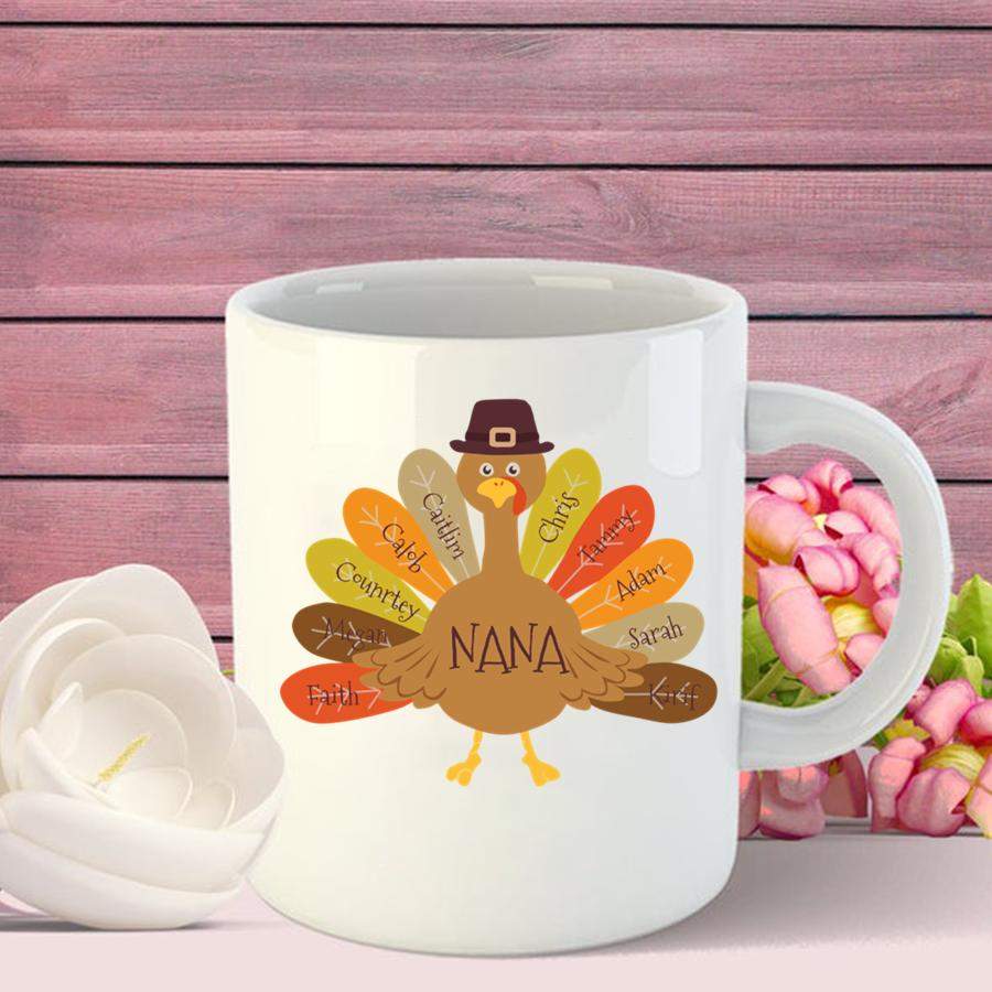 PERSONALIZED NANA TURKEY   THANKSGIVING SHIRT