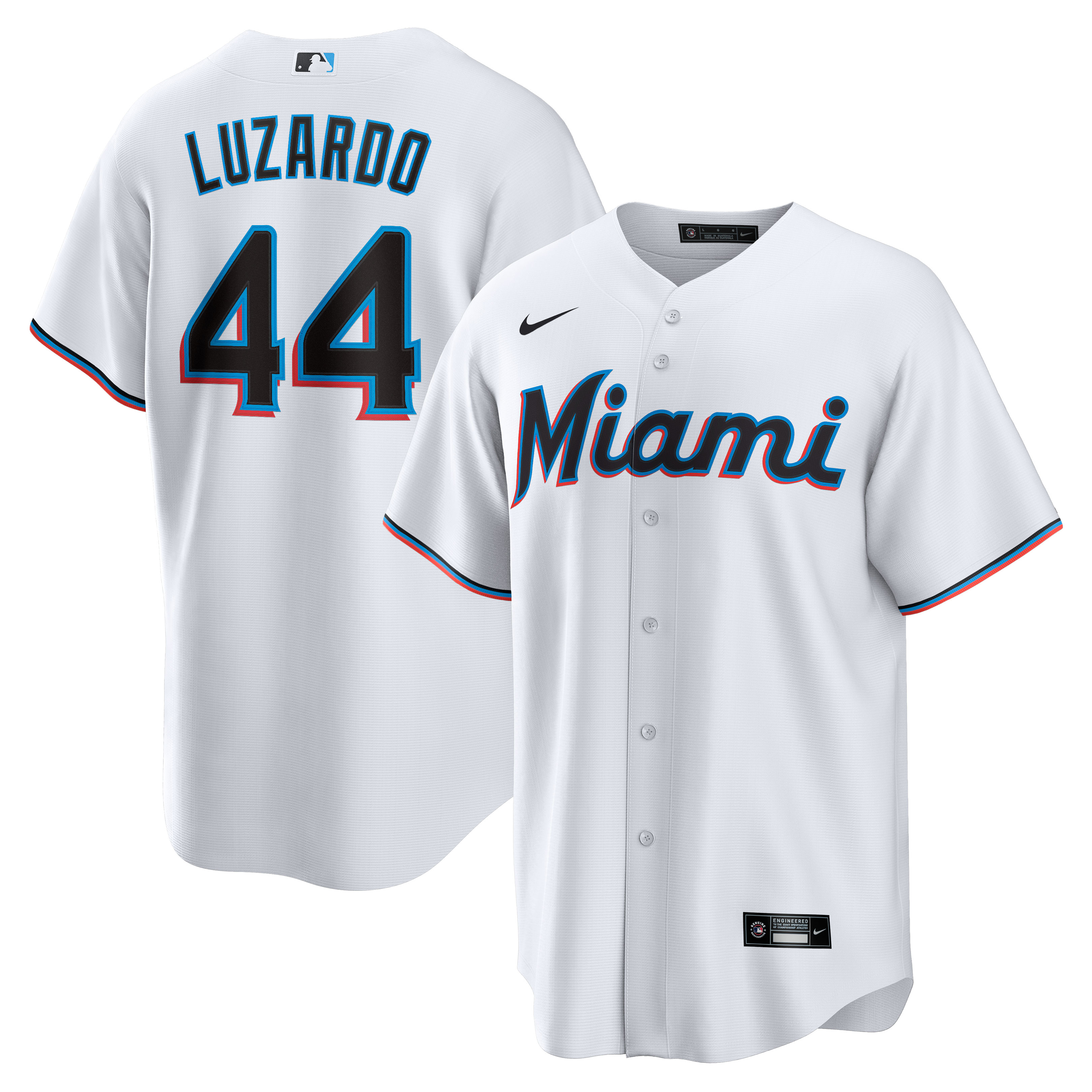 Jesús Luzardo Miami Marlins Home Replica Player Jersey – White