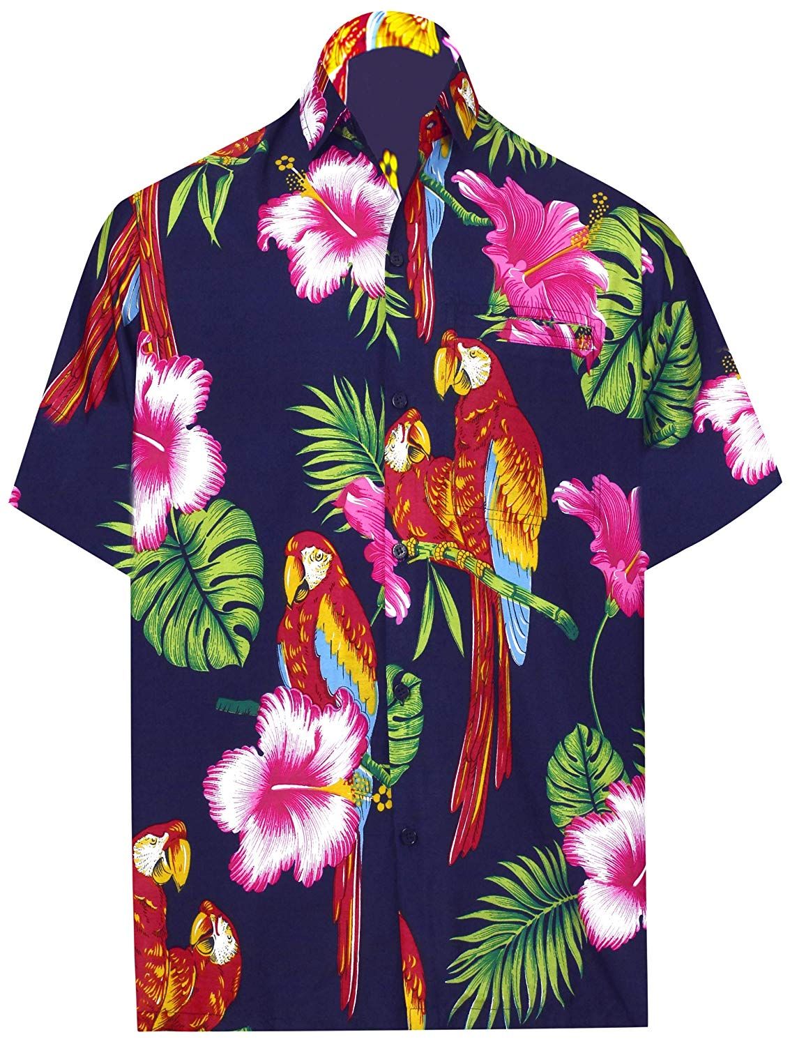 Parrot Blue Unique Design Hawaii Shirt Ha78117