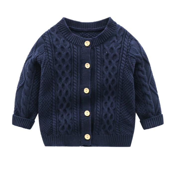 2022 New Handsome Baby Boys Knitting Sweaters Children’s Clothing Cardigan Baby Spring Autumn Outfit Coat Costumes Kids Jacket alx