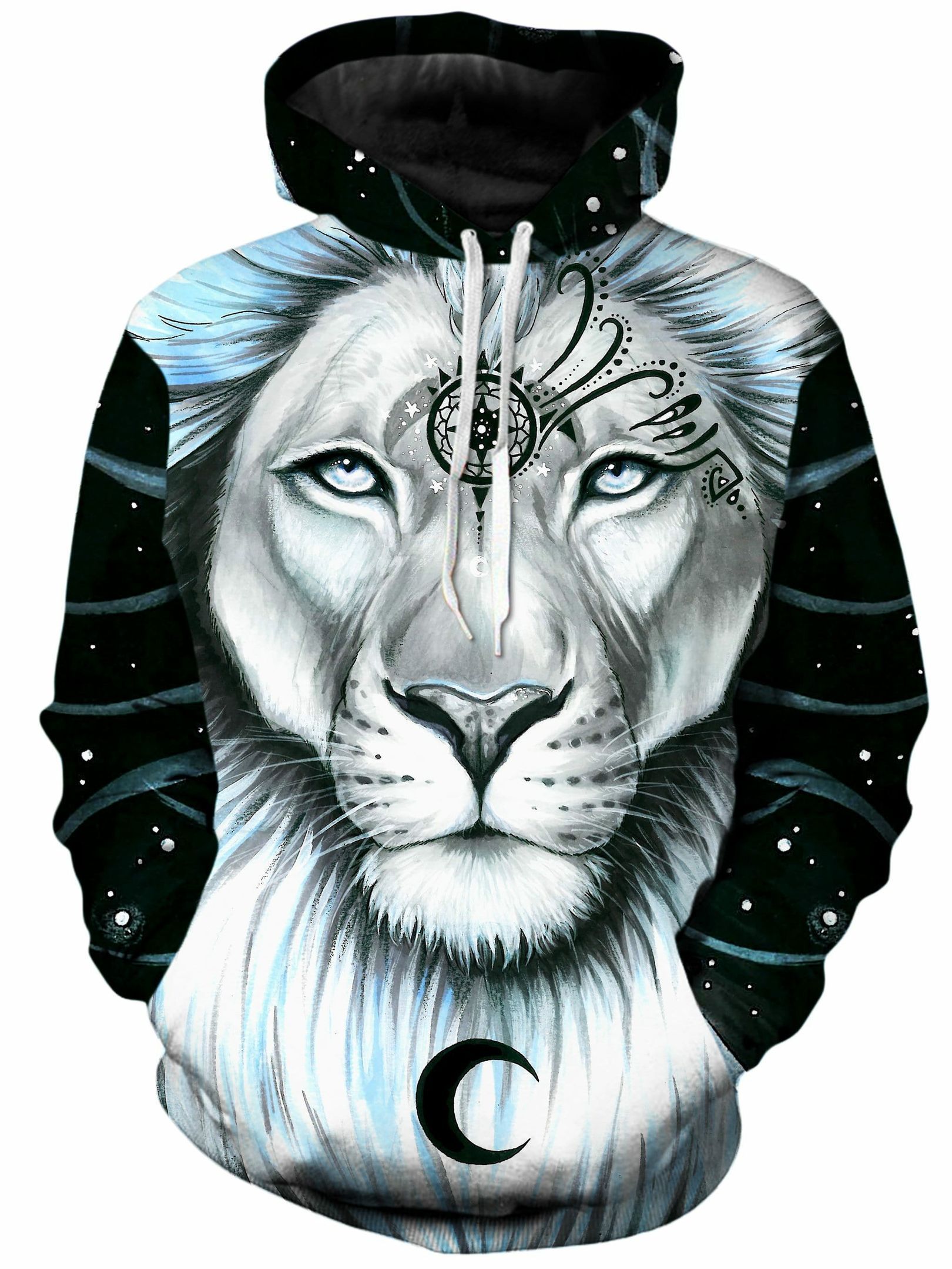 Amazing Lion Galaxy Cool Design 3D Printed Sublimation Hoodie Hooded Sweatshirt Comfy Soft And Warm For Men Women S to 5XL CTC16011489