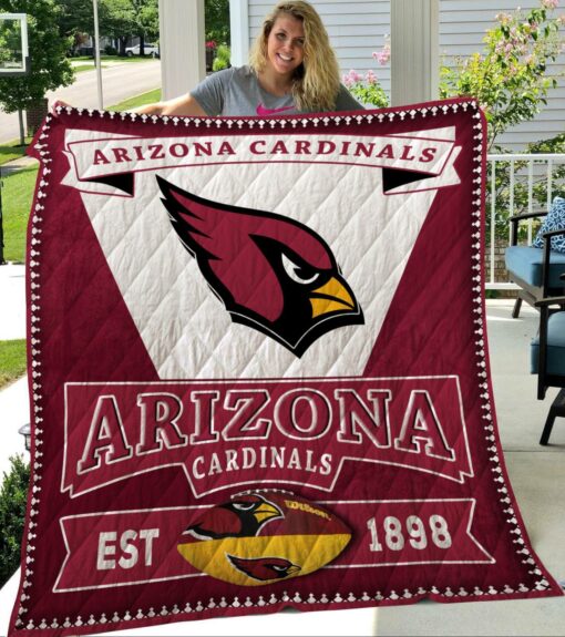 Arizona Cardinals 1 Quilt Blanket Bh92