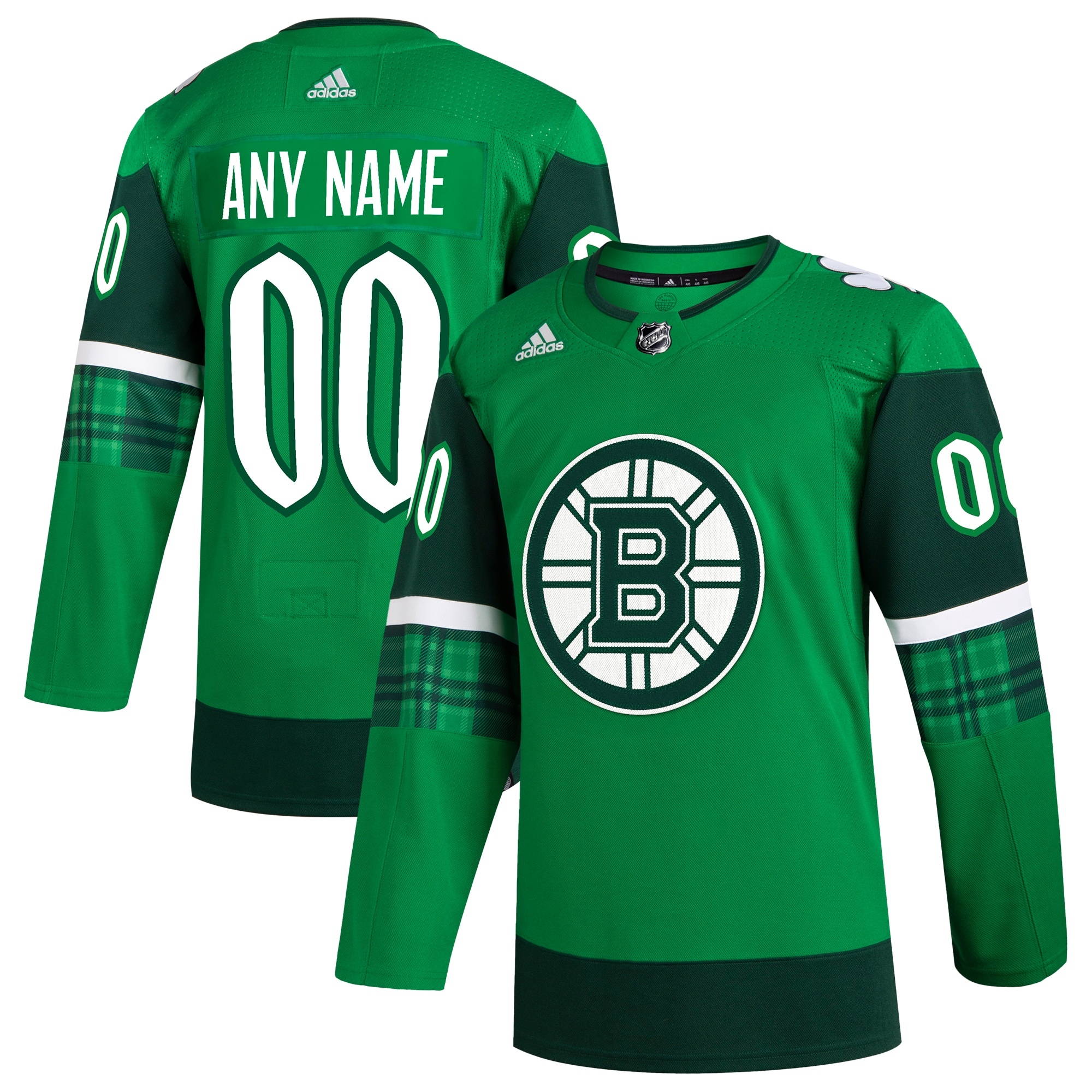 Boston Bruins St. Patrick's Day Authentic Custom Jersey – Kelly Green