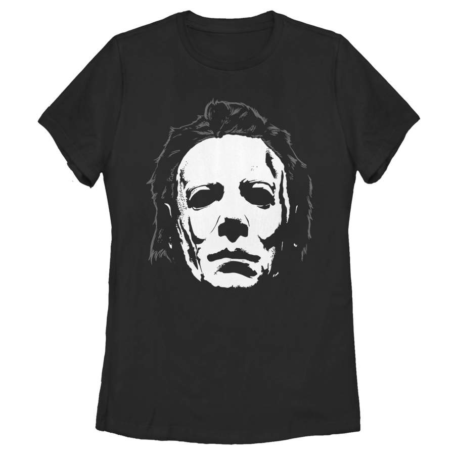 Halloween Women’s II Michael Myers Face  T Shirt