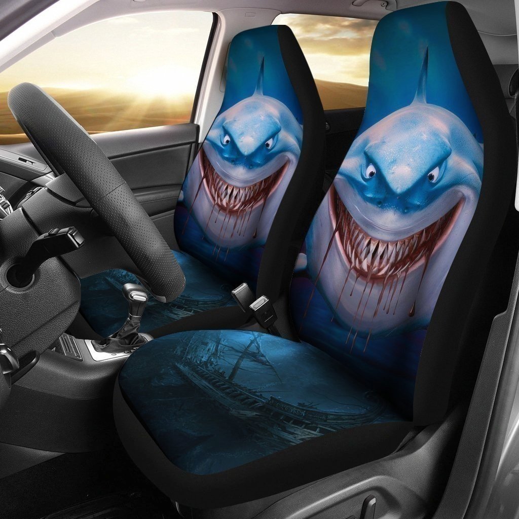 Bloody Thirst Shark Car Seat Covers Lt04