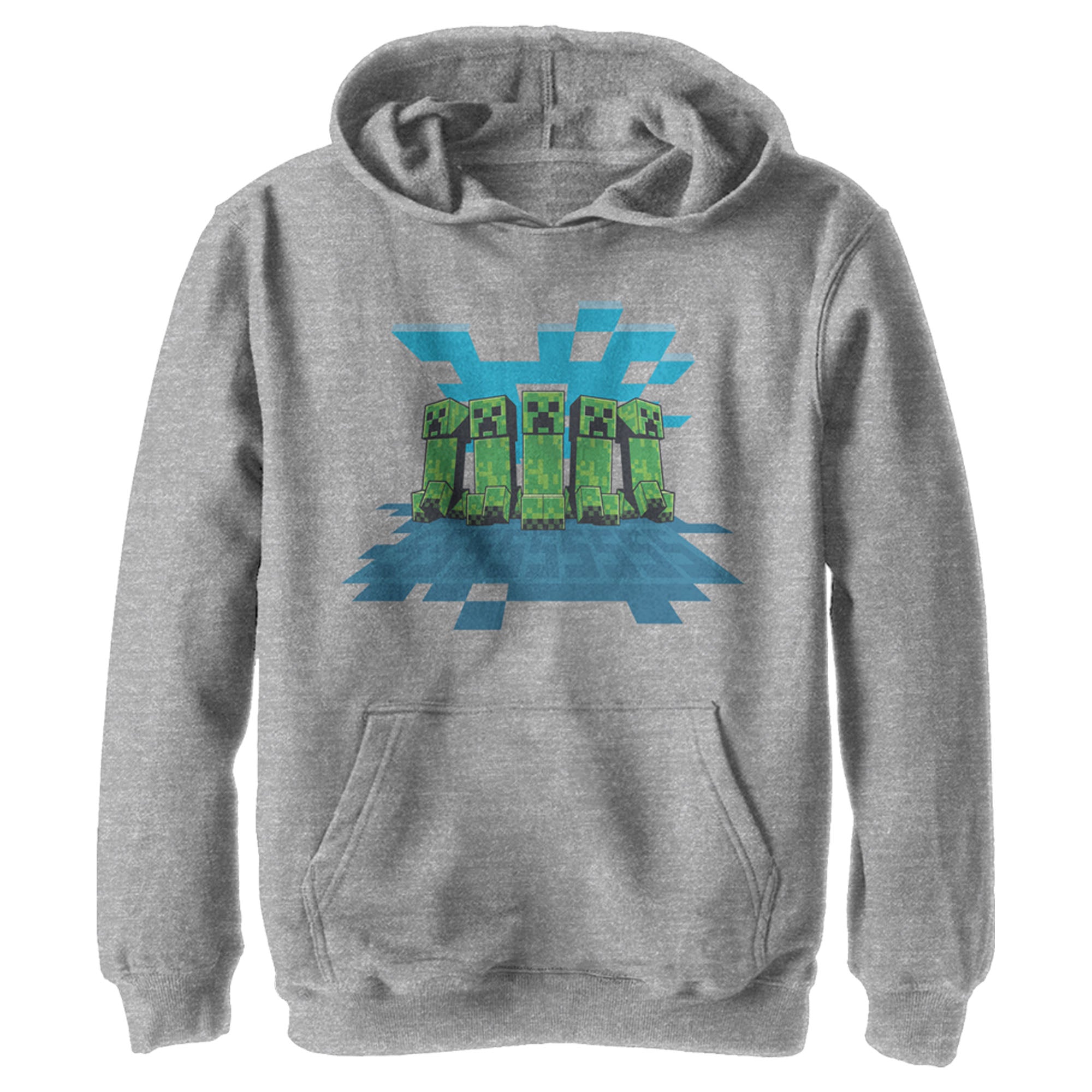 Minecraft Boy’S Creeper Mob  Pull Over Hoodie