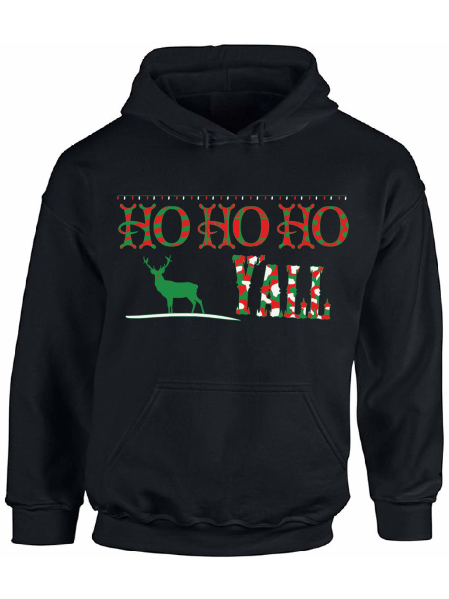 Styles Ho Ho Ho Yall Christmas Sweatshirt Christmas Reindeer Christmas Hoodie Holiday Sweatshirt Ugly Christmas Sweater Xmas Hooded Sweatshirt Christmas Sweatshirt For Men For Women