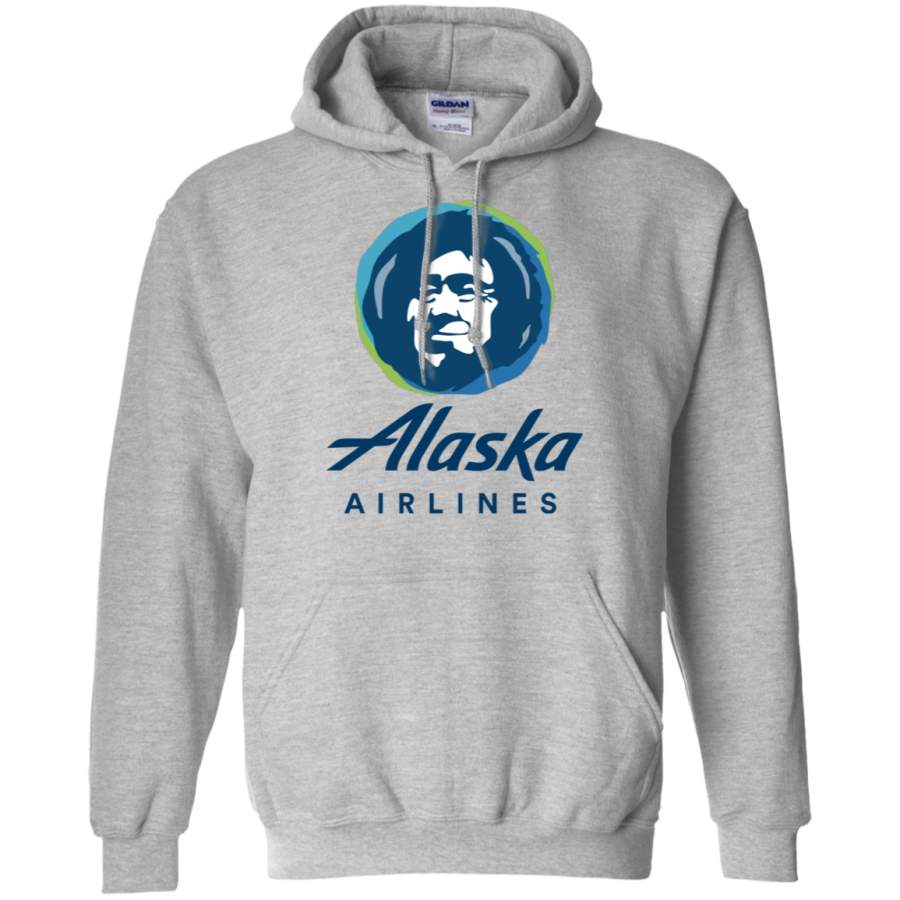 AGR Alaska Eskimo Airlines Gildan Pullover Hoodie