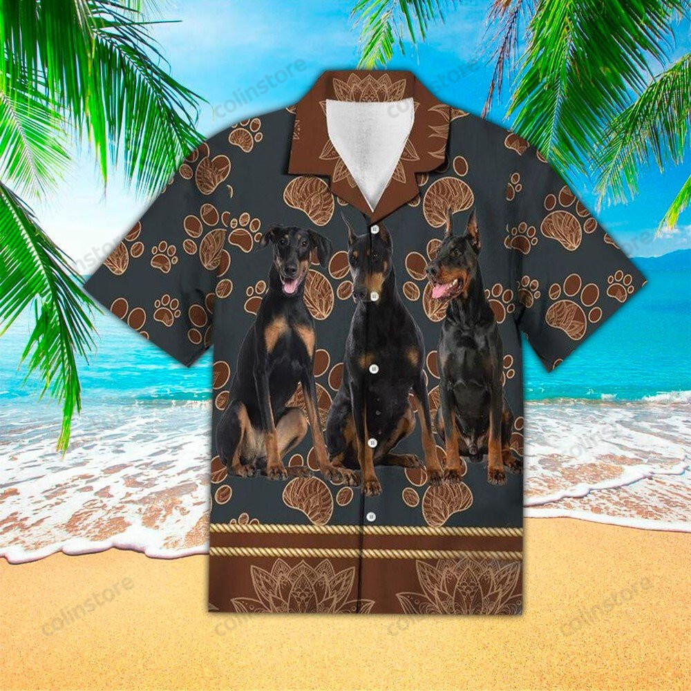 Doberman Hawaii Lover Gifts Shirt Aloha Ha64252